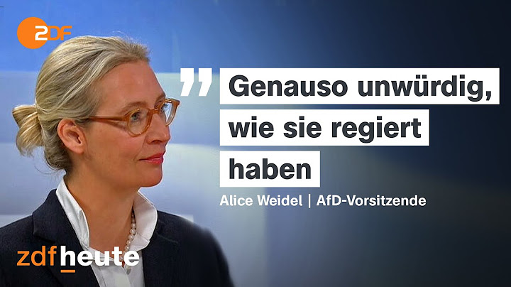 Ampel-Ende: Alice Weidel teilt aus