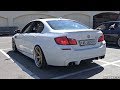 Modified BMW M5 F10 with Straight Pipes! - Amazing Twin Turbo V8 Sounds!