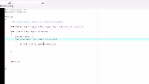 C programming Chapter 11 - 2d Array