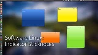 Software Linux: Indicator Stickynotes