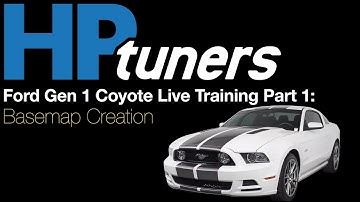 HP Tuners Ford Gen 1 Coyote Live Training Part 1: Basemap Creation | Evans Performance Academy