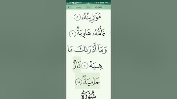 101 سورة القارعة مفهوما