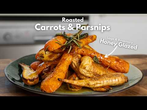 Honey Glazed Carrots and Parsnips  Super Easy Christmas Side Dish