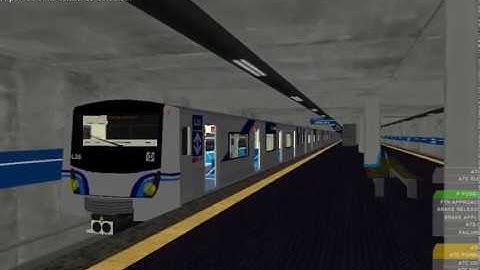 OpenBVE:FROTA L do metrô SP linha 1 azul Tucuruvi e Jabaquara trecho completo + recolhimento pra TM