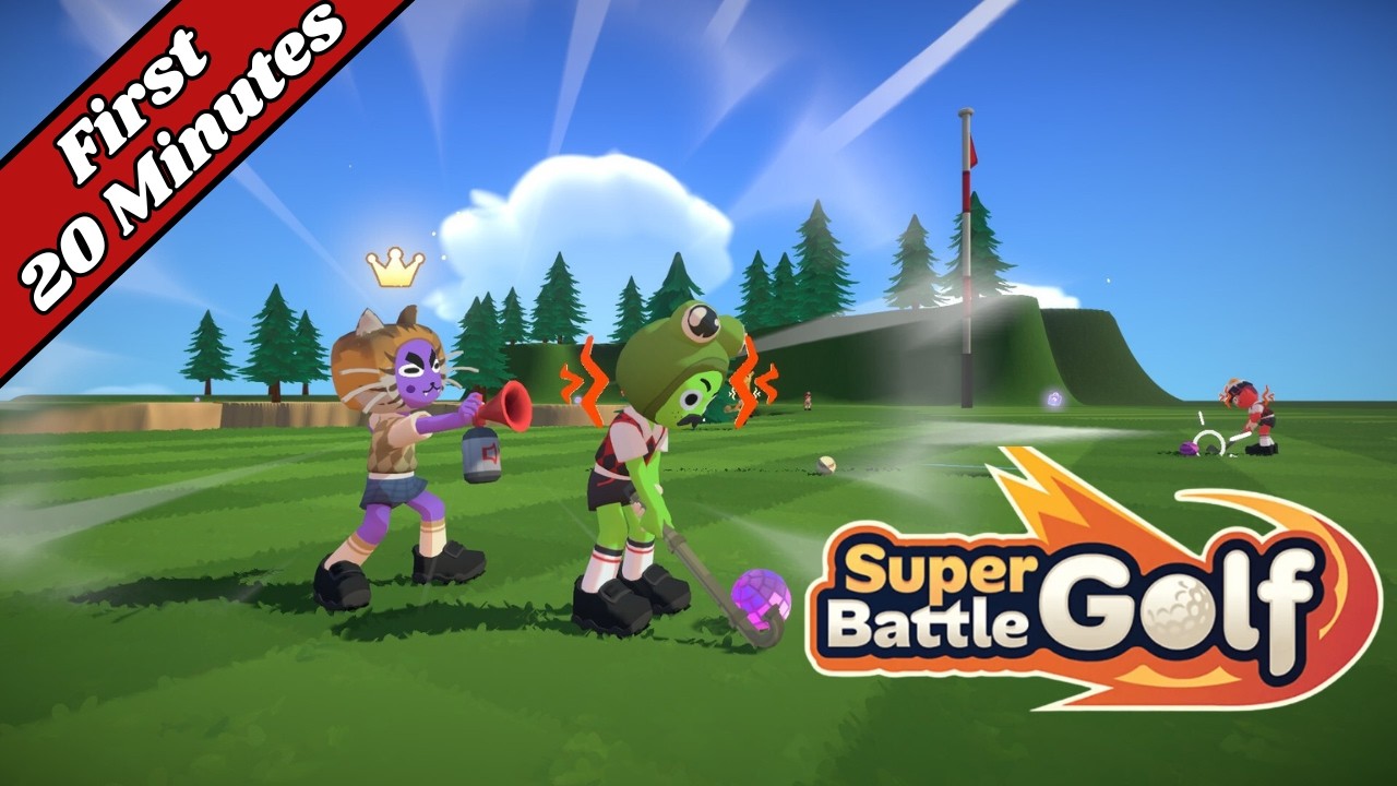 SUPER BATTLE GOLF | First 20 Minutes Gameplay - YouTube
