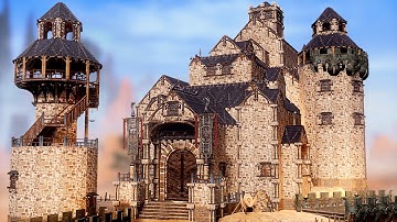 Mountain Castle - Conan Exiles Build Showcase | Savage Wilds