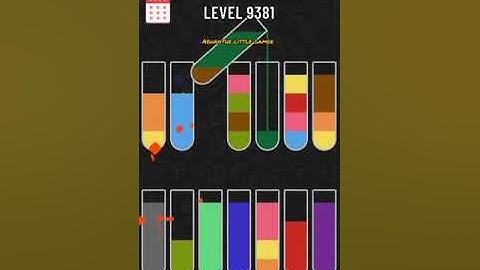 Water sort puzzle level 9381