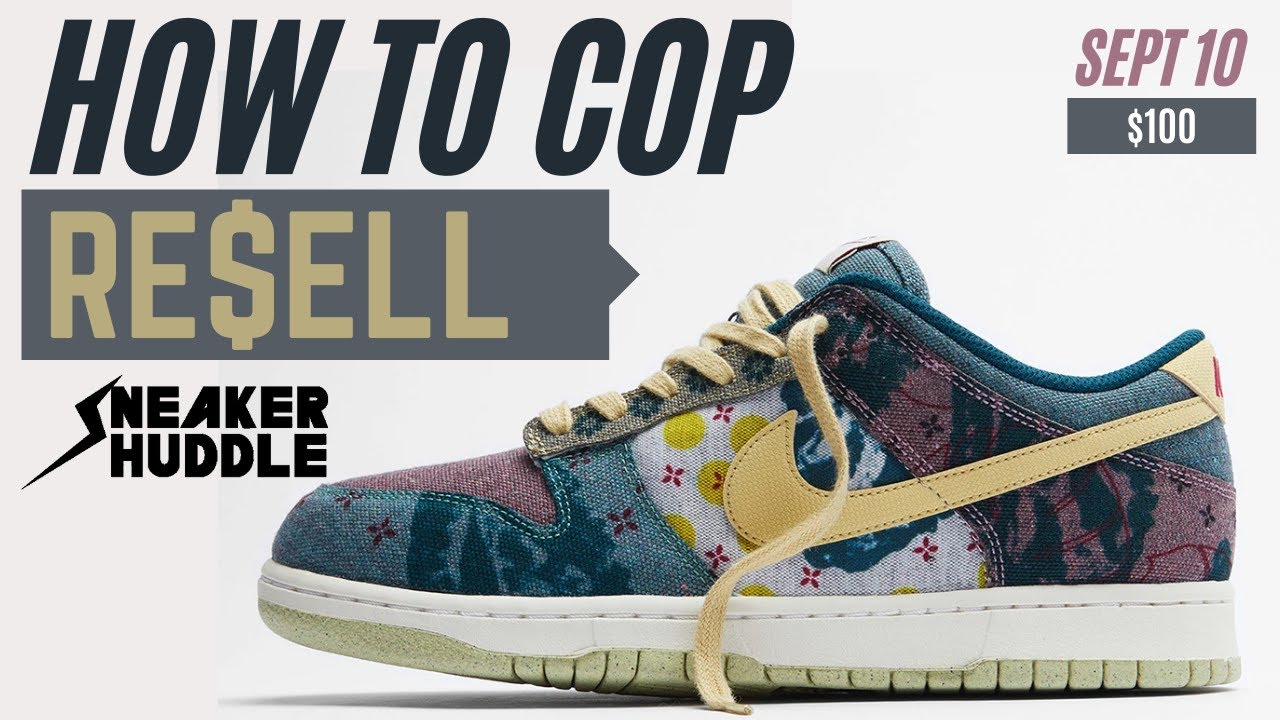 community garden dunk low resale