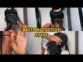 This is the best protective style for fast hair growth  mini twist on 4b hair lasts up to a month