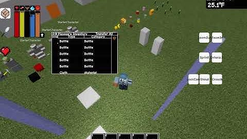Project Zomboid Remake - Inventory Rework Showcase #roblox #devlog #11