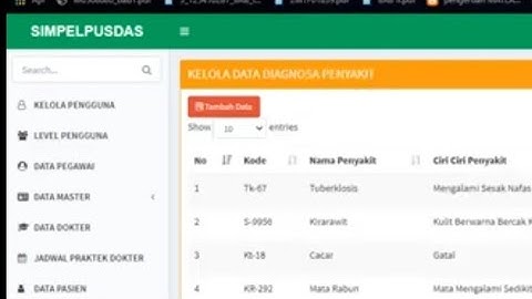 Source code Aplikasi Sistem Pelayanan Puskesmas berbasis web (CodeIgniter)