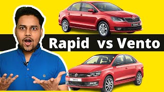 Skoda Rapid 2020 vs Volkswagen Vento 2020 | Same - same , but different !!🤔