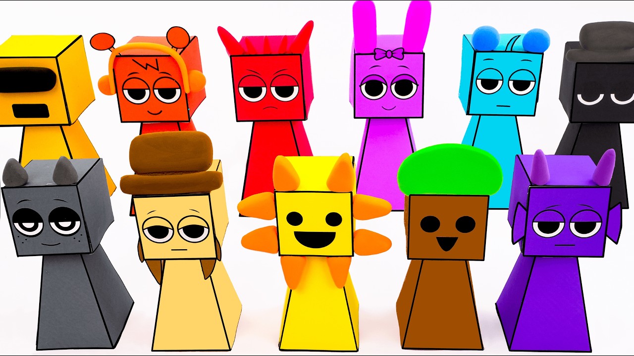 Paper DIY💖 Unboxing INCREDIBOX Blind Box, How to make Blind Bag | Tana Cubes DIY