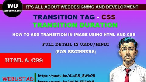 Transition Tag CSS | Transition Duration CSS tutorial for beginners in detail | HTML CSS tutorials