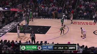 Crazy last 10 seconds Clippers Vs Celtics!