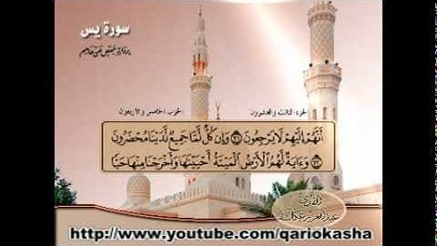 الشيخ عبدالعزيز عــكاشــة   المصحف المرتل كاملآ    سورة  يس 36