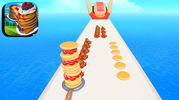 Pancake Run - All Levels Gameplay (Levels 663–667) | Android & iOS