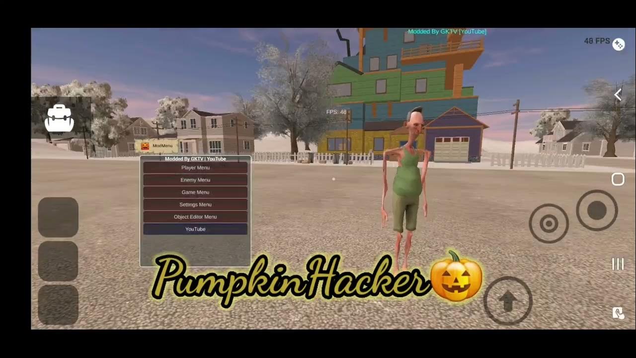 Pumpkin hacker mod menu angry neighbor