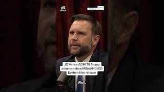 JD Vance ADMITS Trump administration MISHANDLED Epstein files release