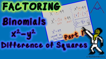 Factoring Polynomials #13 Binomials Part 1 of 4
