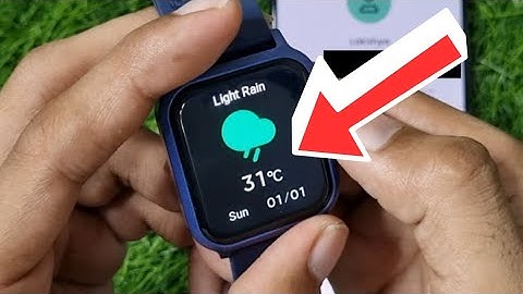 Fastrack Smart Watch Me Weather Kaise Set Kare | How To Set Weather In Fastrack Smartwatch