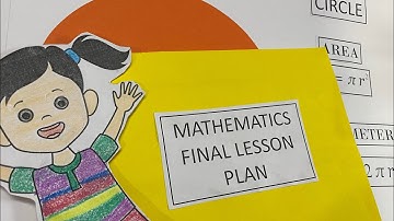 Mathematics Final Lesson Plan || Topic - Perimeter and Area || (Circle, Triangle and Parallelogram)
