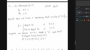 [DS 9.3] Finding a UMP for a Bernoulli distribution using randomization