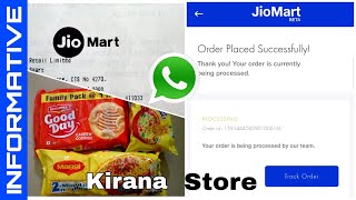 How to Use JioMart on Whatsapp/ How to Buy grocery on Jio mart Process & Product experience Demo screenshot 2