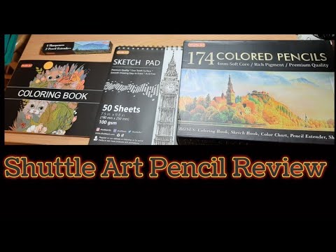 Shuttle Art 172 Colored Pencils, Soft Core Color Pencil Set for Adult  Coloring Books Artist Drawing Sketching Crafting