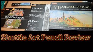 Shuttle Art Premium Quality Set | Polychromos Dupe? 😳 | Short Swatch #budgetfriendlypencils screenshot 2