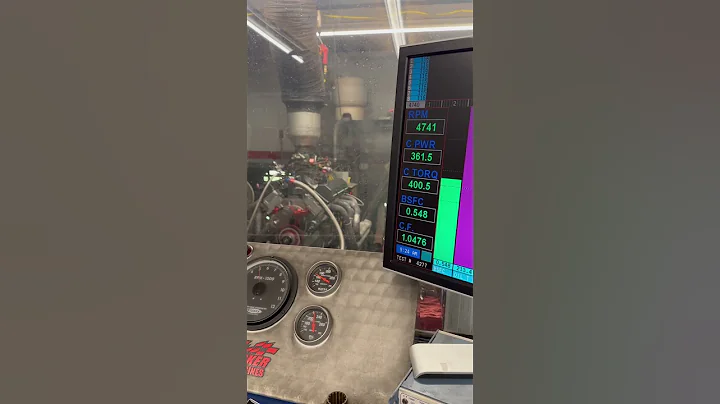 421” sbc 767 hp 7999 rpm pull on dyno. Like and follow for more videos