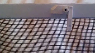 How to remove a window screen without lift tabs
