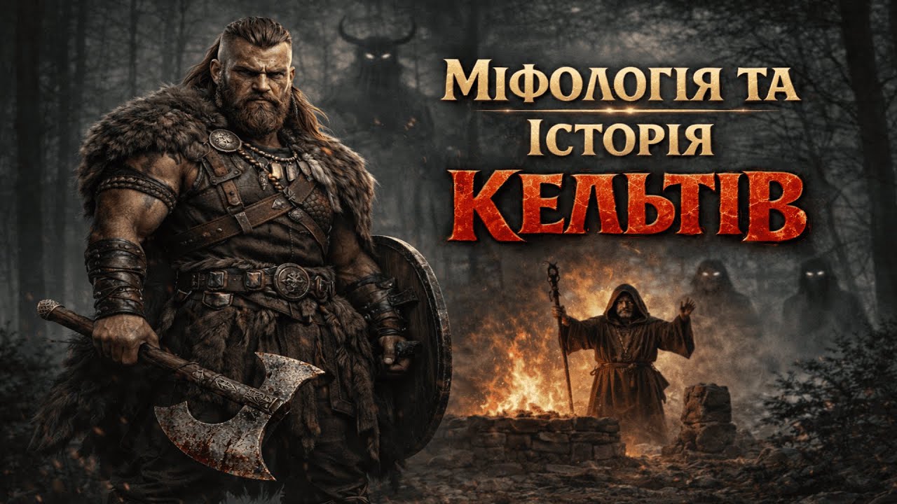 Лекція для сну 🛌: МІФОЛОГІЯ ТА ІСТОРІЯ КЕЛЬТІВ 🗡️ — що приховує світ богів, героїв та потойбіччя?