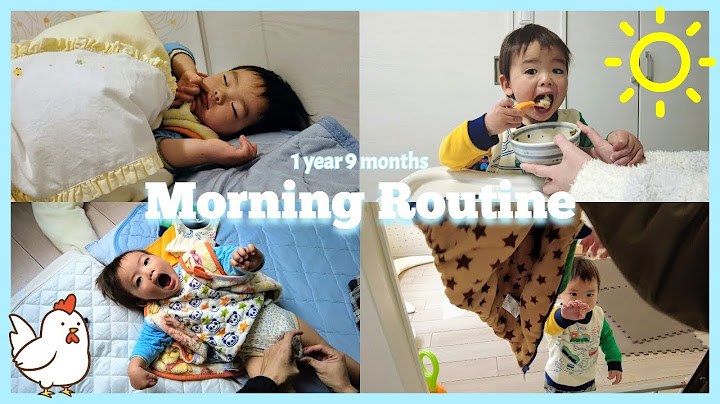 【モーニングルーティン】1歳児のリアルな朝の日常🌞パパとママのツーオペ育児【1歳9ヶ月男の子】