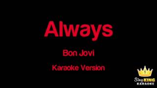 Always lyric karaoke - Bon Jovi