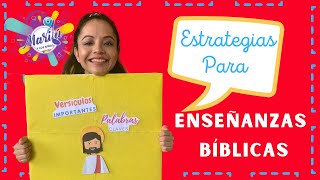 4 ESTRATEGIAS PARA ENSEÑANZAS BÍBLICAS PARA NIÑOS - Marilú y Los Niños