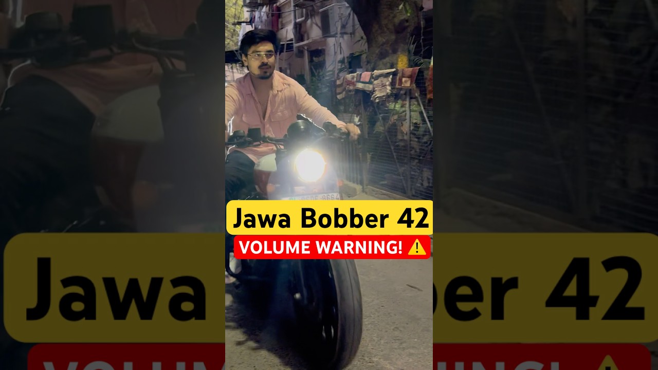 Jawa 42 Bobber🔥 🔊DB Killer Removed | Brutal Sound Test! 