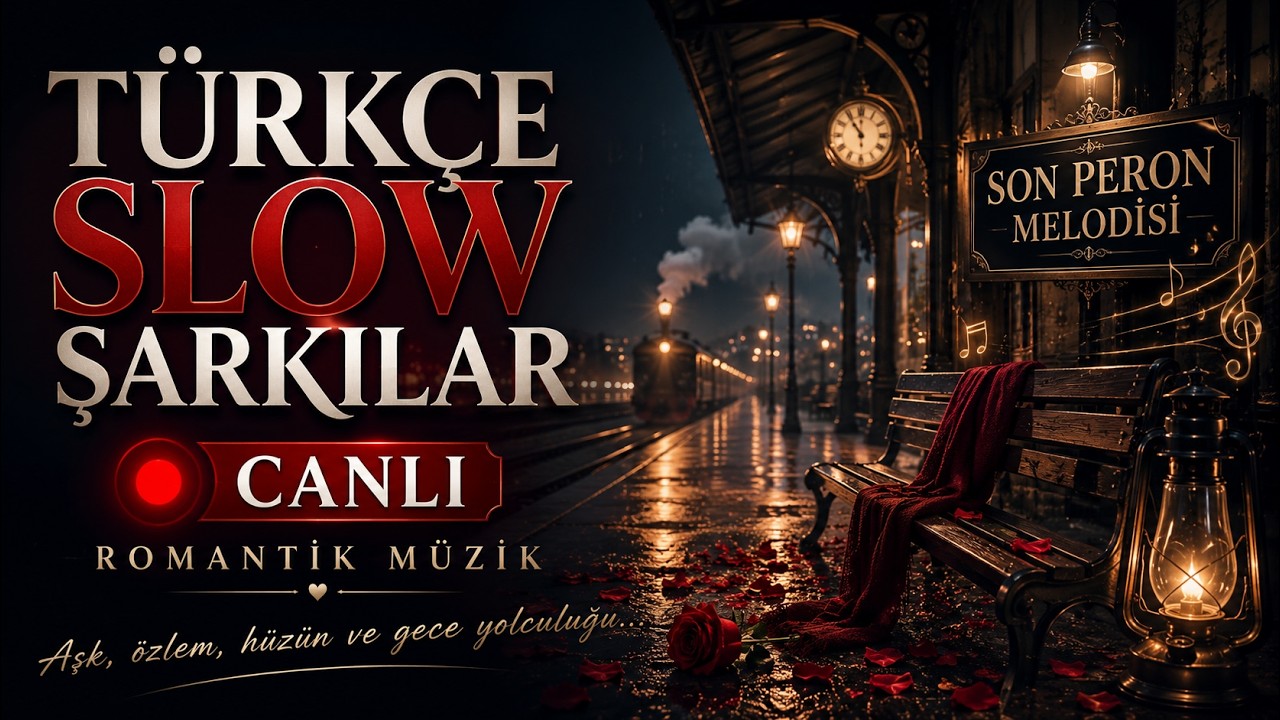 ⁣Türkçe Slow Şarkılar Canlı | Romantik Müzik - Son Peron Melodisi