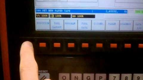 Load/Tape input and Save/Punch on Mazak Controls