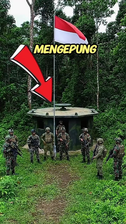 Indonesian Military Raid KKB Headquarters!! #shorts