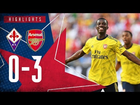 NKETIAH CAN'T STOP SCORING! | Fiorentina 0-3 Arsenal - International Champions Cup highlights