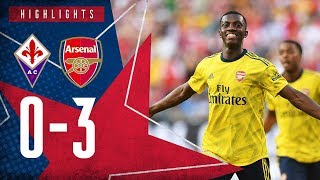 NKETIAH CAN'T STOP SCORING! | Fiorentina 0-3 Arsenal - International Champions Cup highlights