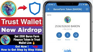 new Airdrop Baron Farm Finance Token Get Free BARON Tokens crypto #bitcoin #newtoyou #newtoyoutube screenshot 3