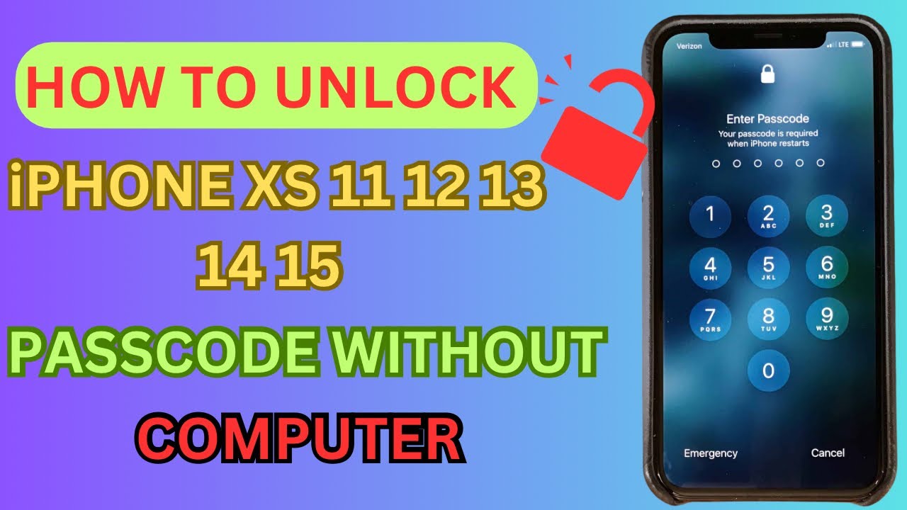unlock iPhone passcode without losing data how to unlock iPhone