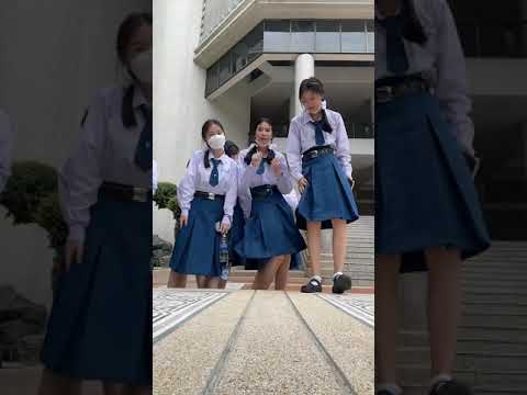 Cute girl group convent student