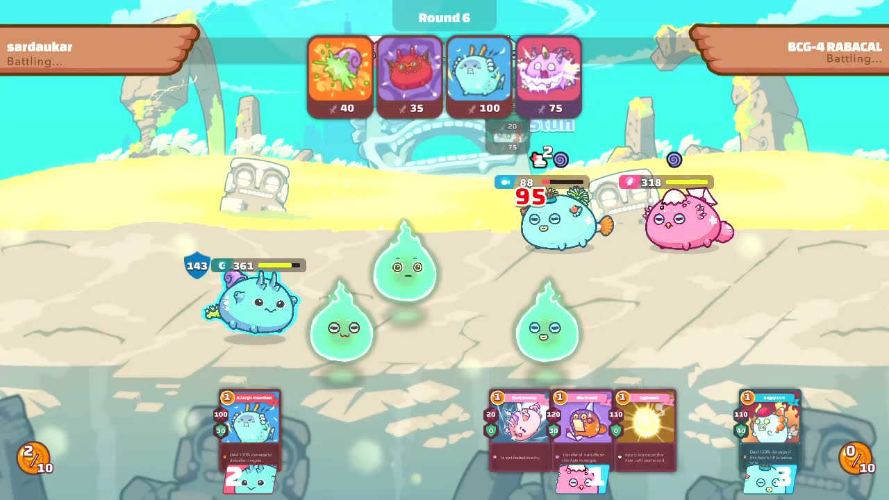 224 Plant Beast Dusk v Double Healing Aqua and Bird AAB axie 13