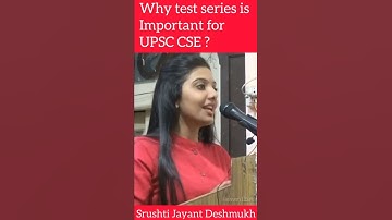 Why test series is important for UPSC CSE | IAS Srushti Deshmukh | #heavenlbsnaa