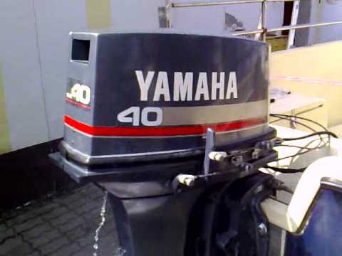 Yamaha 40 Hp Outboard Motor 1994r 2 Stroke Dwusuw Youtube