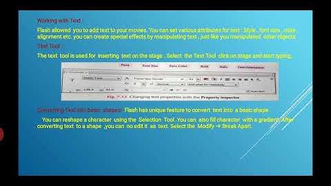 Std 7 Ch 7 More Tools in Flash (Part -3)