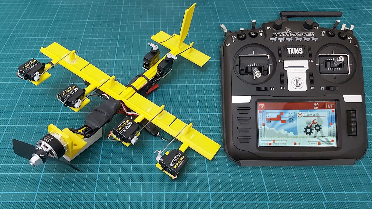 How-to Setup an RC Model Airplane With Radiomaster TX16S For Beginners.  TX16S Setup